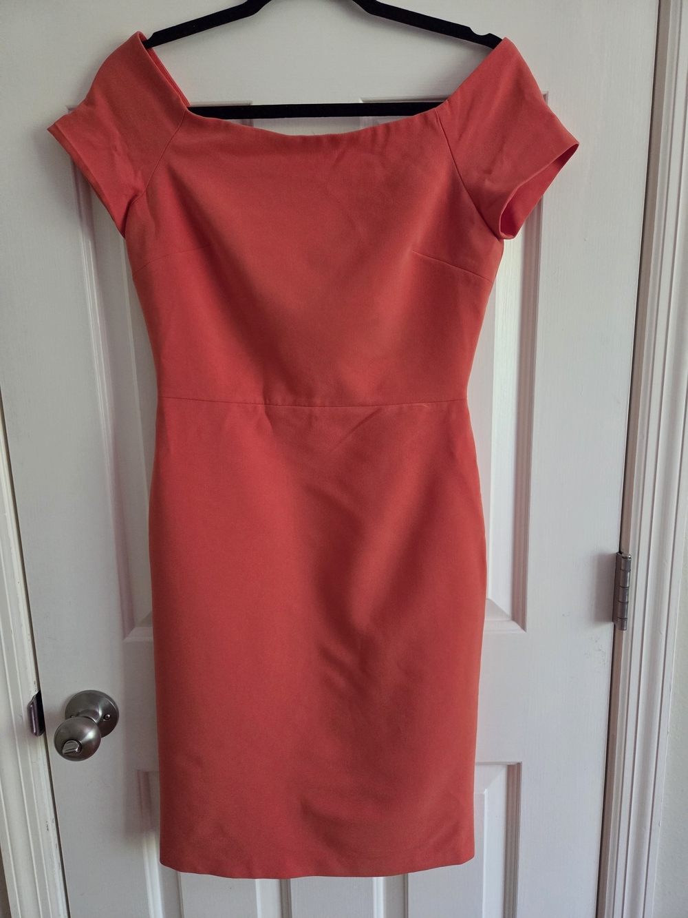 Alice + Olivia Coral One-Shoulder Sheath Dress